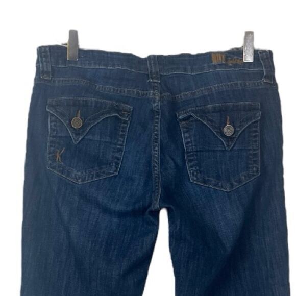 Kut from the Kloth Jeans Bardot Skinny Mid Rise Crop Sark Wash Women’s Size 8 - Picture 4 of 8